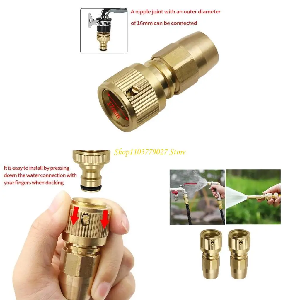 

C4DF стабильные латунные быстрые разъемы металлические шланги для домашних и садовых шланговых систем