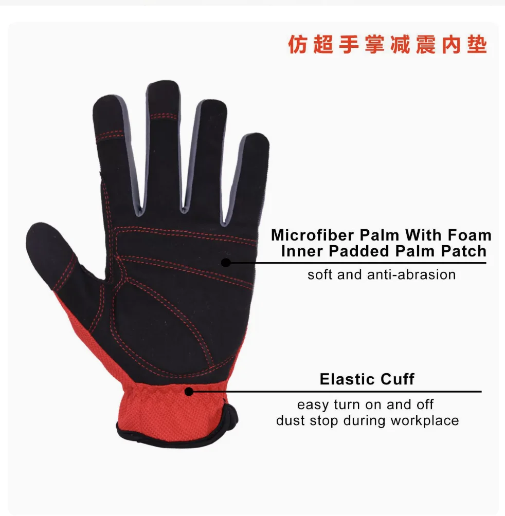 Universal work gloves are lightweight, flexible, wear-resistant, touch screen protective gloves
