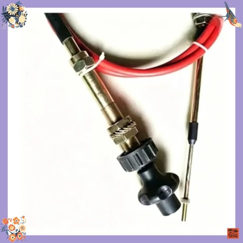 Manual Excavator Throttle Pull Control Cable 2‑5M Length, Suitable for Engineering Machinery Repair Replacement Accessory