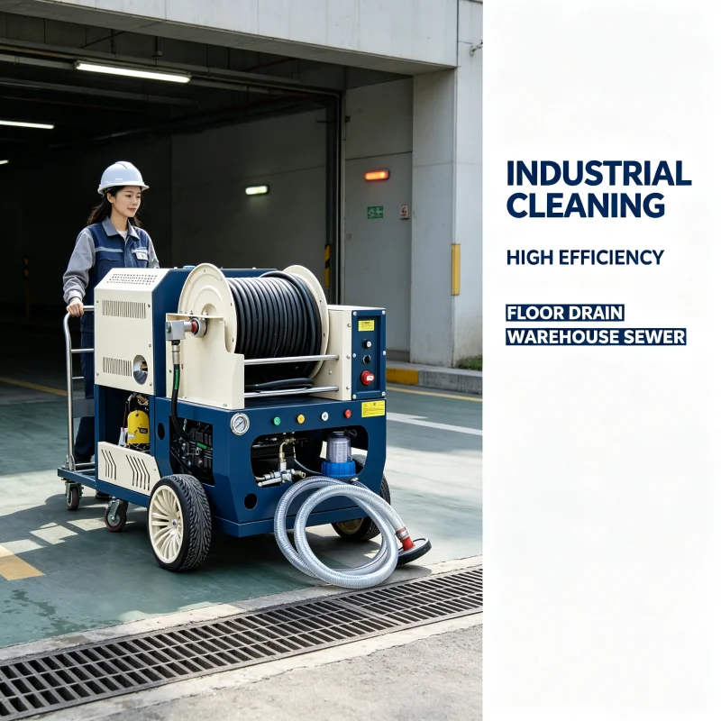 High Pressure Industrial Pipe Cleaning Machine Easy Operator Control For Power Plant Pipe Cleaning Factory Direct Manufacturer