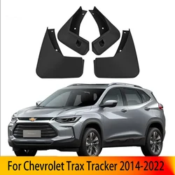 Mud Flaps For Chevrolet Trax Tracker 2014-2022 Splash Guards Fender MudFlaps Front Rear Mudguards Car Accessories