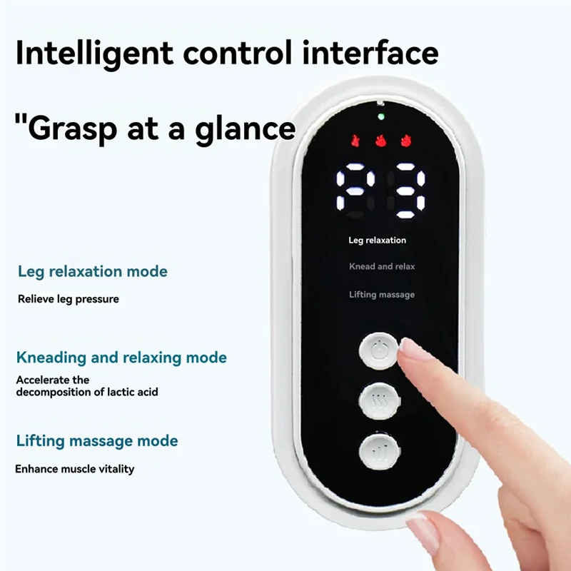 ضغط الهواء مدلك الساق اللاسلكي ضغط الساق مدلك الكهربائية العجل مدلك الاسترخاء العضلات تخفيف التعب #5