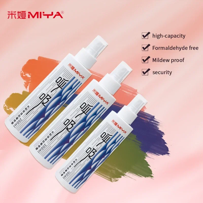 MIYA HIMI Pigmento Idratante Anti-muffa Anti-screpolature Spray Art Pigmento a guazzo grezzo 100ml 200ml