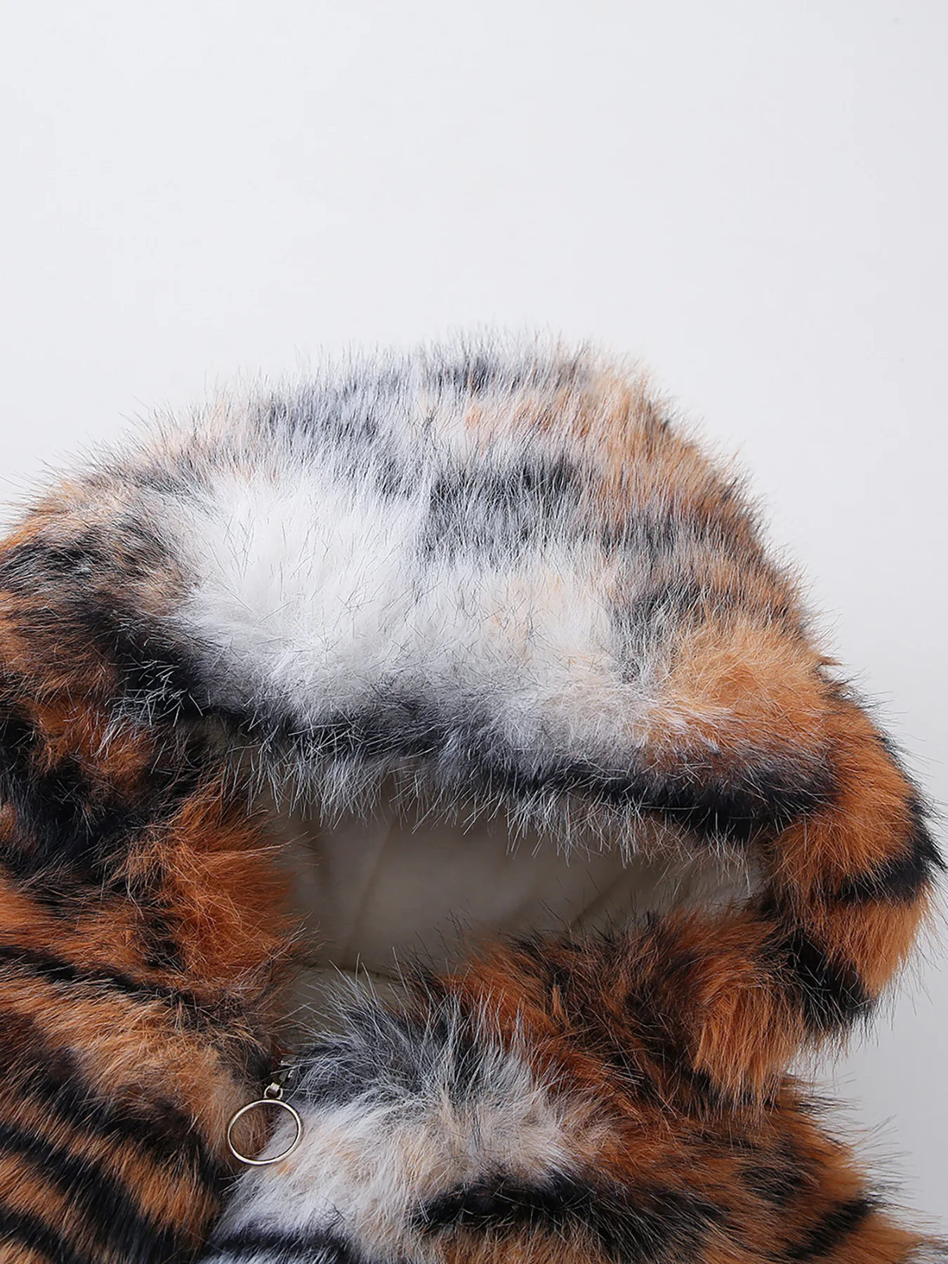 Boys Coats Spring Autumn Toddler Kids Jackets Hooded Windbreaker windproof coat Tiger-patterned faux fur plush coat