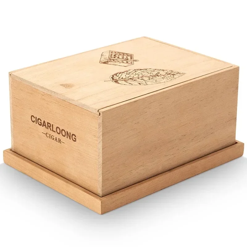 Cases Cigar Box No Paint Eco-Friendly Pure Cedar Wood Portable Humidor for Cigars Box Cigar Travel Humidors Accessories Lighters