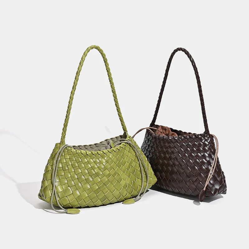 

2025 Handwoven Underarm Bag for Women - Vintage Shoulder Bag, Stylish Clutch, Retro Mother-Daughter Purse, Fashion Accessory