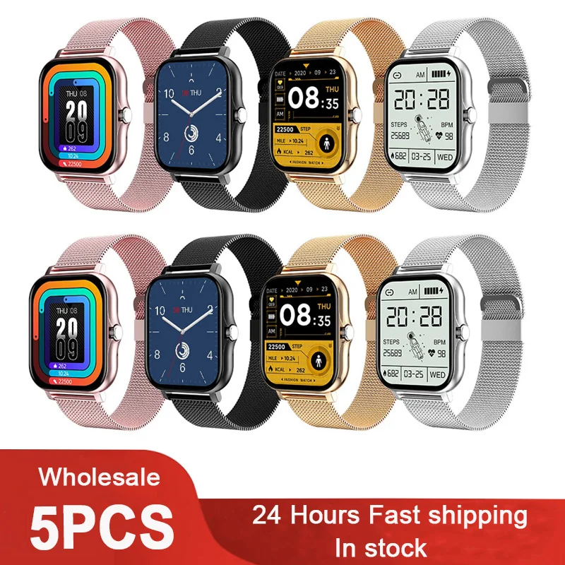 

Smart Watch for Men Women Gift Full Touch Screen Sports Fitness Smartwatch Y13 Bluetooth Calls Wristwatch 5 Pieces