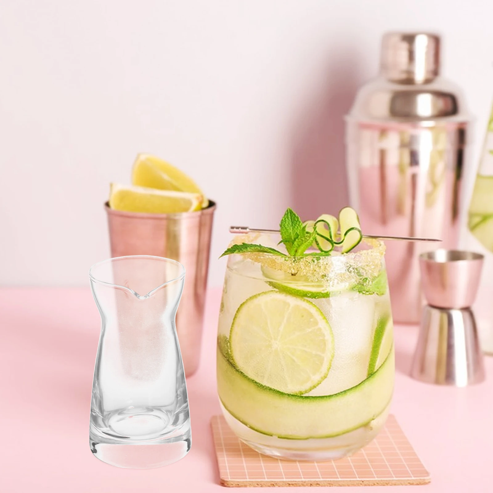 

2Pcs Glass Milk Jugs Multifunctional Creamer Pitcher Sauce Kettle for Home and Commercial Use 80 Ml Creamer Pitcher