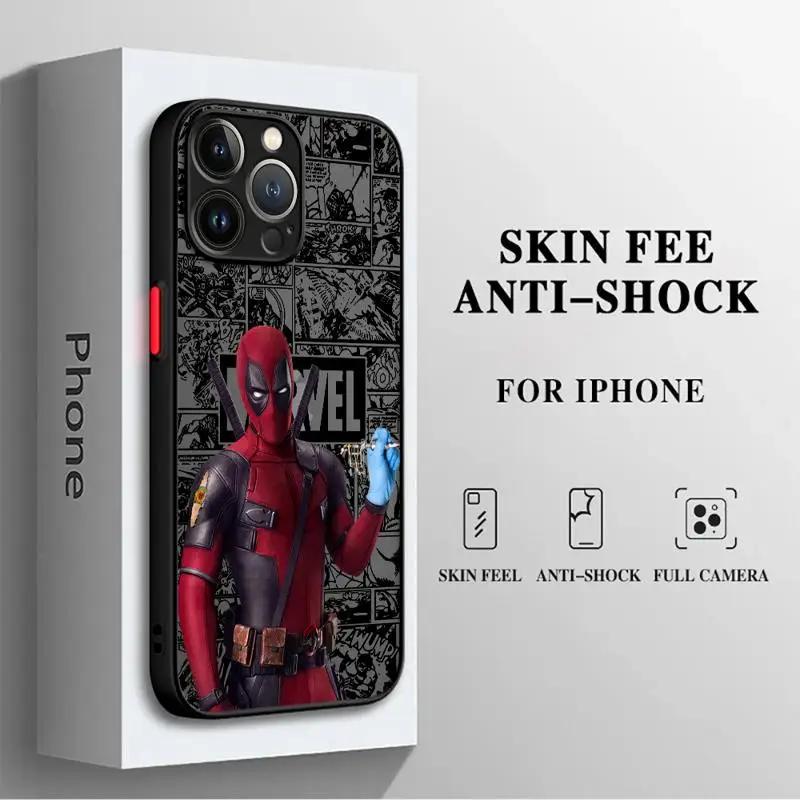 phone cases for Apple iPhone 11 16 case 8 14 12 Pro 15 7 8Plus 13 Mini XS X XR Luxury fundas Cover Deadpool Mutants Wolverine