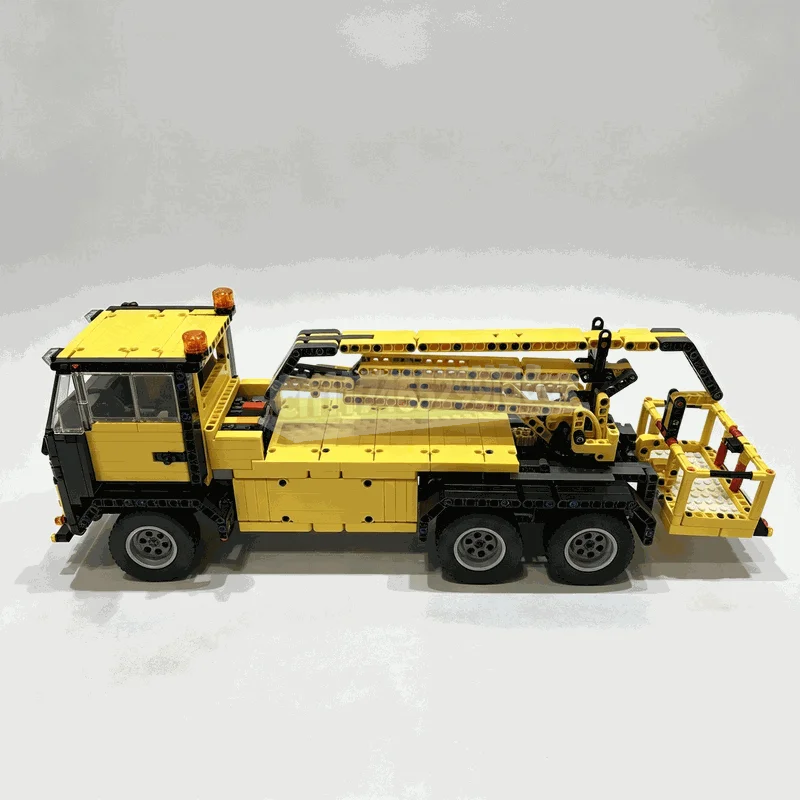 2853Parts Cherry Picker Truck MOC Engineering Vehicle Building Blocks DIY Technical Assembly Model Toy Popular Collection Gift