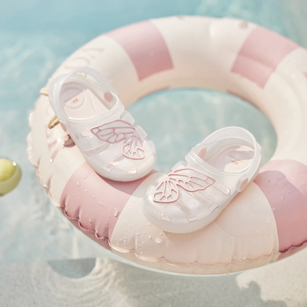 Dave Bella Girls Summer Sandal Cool Children Shoes Sweet Pink Casual Breathable Beach Fashion Outdoor Comfort Sandal DB2262314