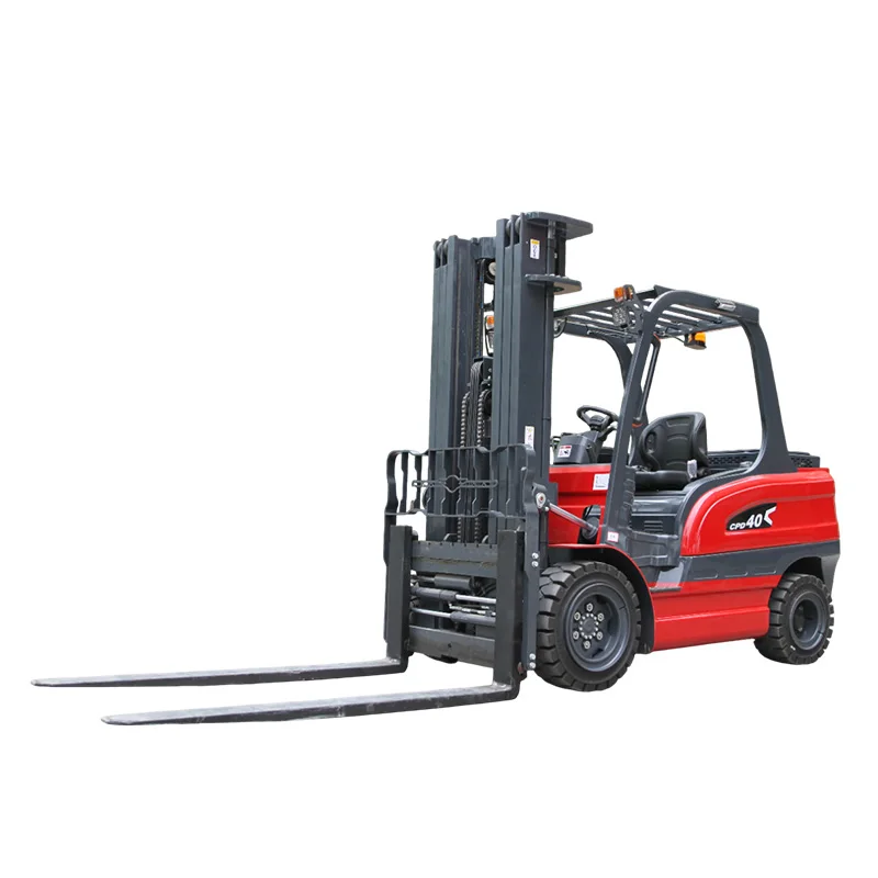 Hot-selling 4-ton Electric Forklift Is Used for Handling Goods in the Warehouse, zero Pollution and No Noise
