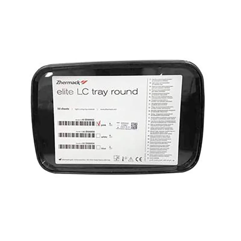 Zhermack Elite LC صينية علاج ضوء الأسنان نموذج المواد صينية مختبر الفردية قالب مخصص صينية المواد قاعدة الراتنج #1