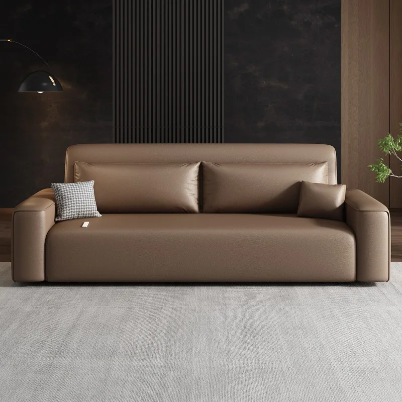 Customized Italian Minimalist Apartment, Hotel, Living Room Electric Intelligent Voice Sofa Bed Cat Scratch Skin
