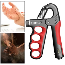 5-100 KG Grip Strength Trainer Finger Exerciser Stress Relief Adjustable Resistance for Musicians Athletes Hand Injury Recovery