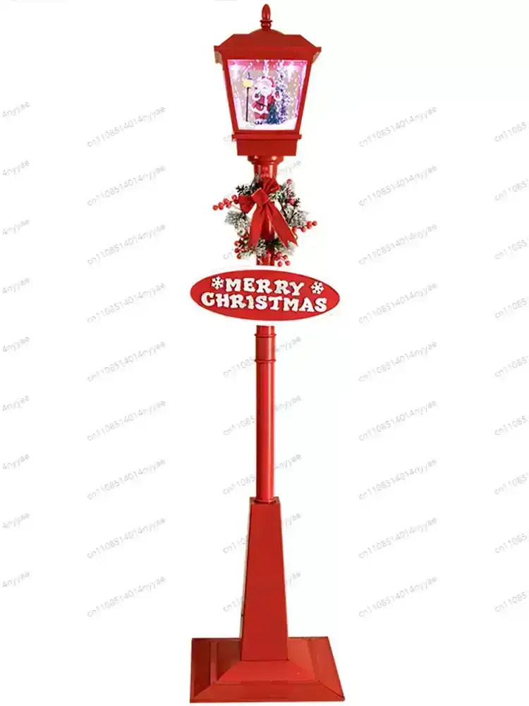 Christmas Decorations with Festive Street Illumination | Creative Holiday Lighting Fixtures for Snowy Village & Outdoor Display