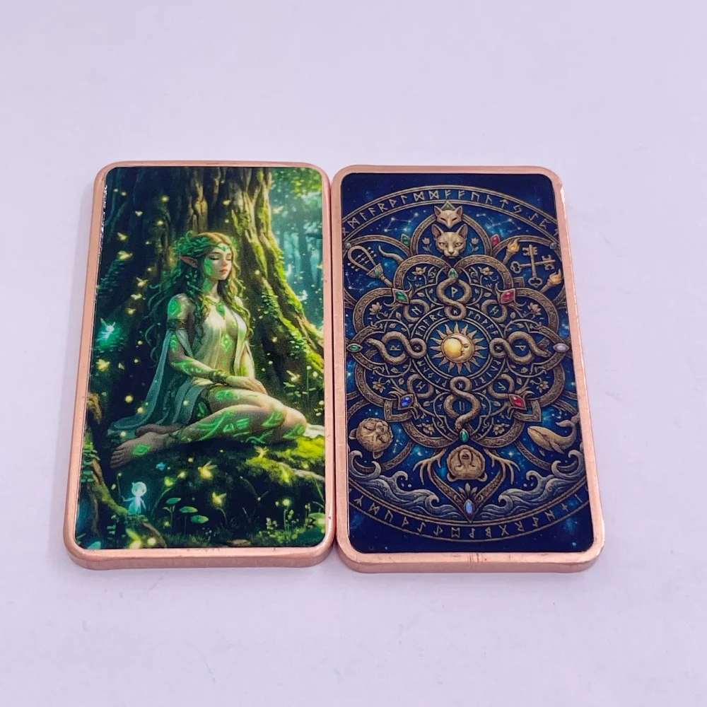 Mythological Goddess 999 Copper Bullion Bar 1oz .999 Colorized Art Collectible Home Decor Souvenir