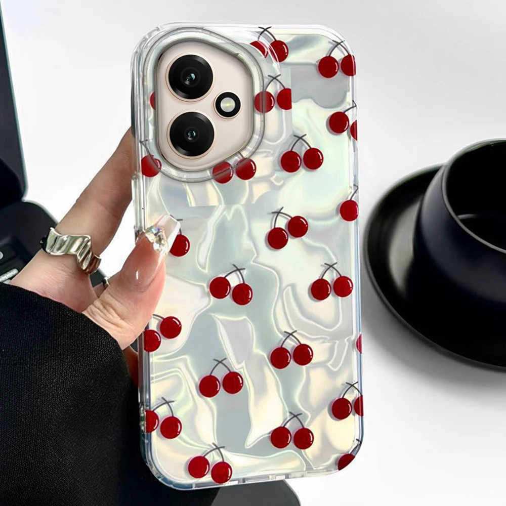 Nette Früchte Kirschen Mädchen Telefon Fall Für Honor 400 200 90 Smart Pro Magie 7 6 5 70 Lite X9a X9c X9b X8a X8b X8c X6c X7b X7c Abdeckung