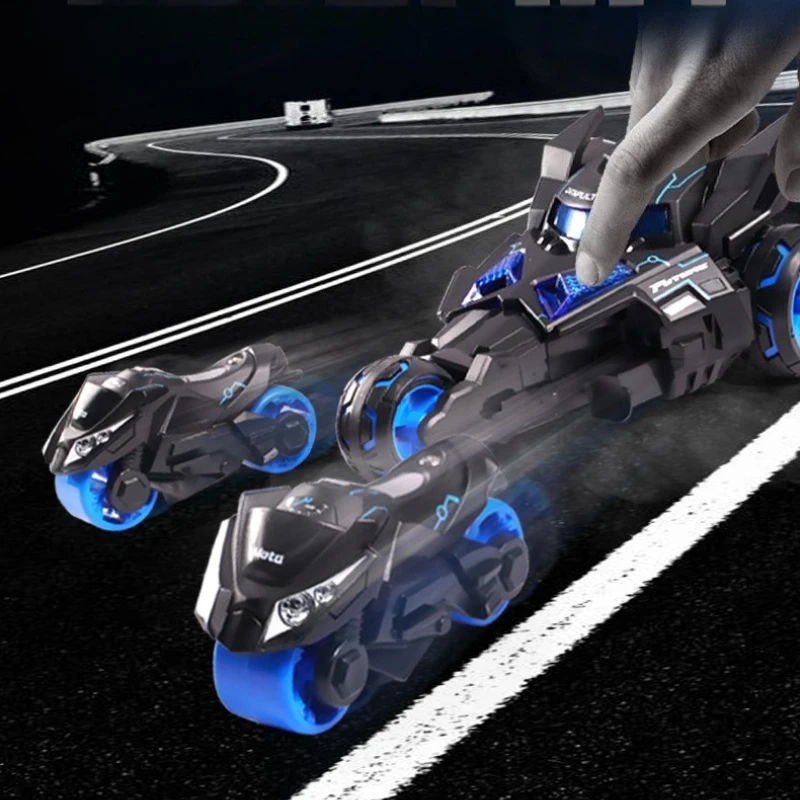 Jouets de voiture d'éjection en alliage 3 en 1 pour garçons, catapulte à inertie, modèle de voiture de moto avec son et lumière, jouet interactif pour enfants, cadeaux