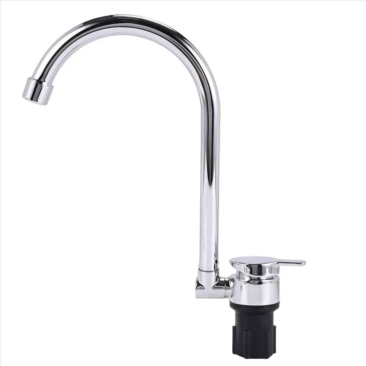 Super Sale Foldable RV Faucet 360 Degree Rotation 9/16 Inlet Thread Single Handle Cold & Hot Water Mixer Copper Faucet for RV De