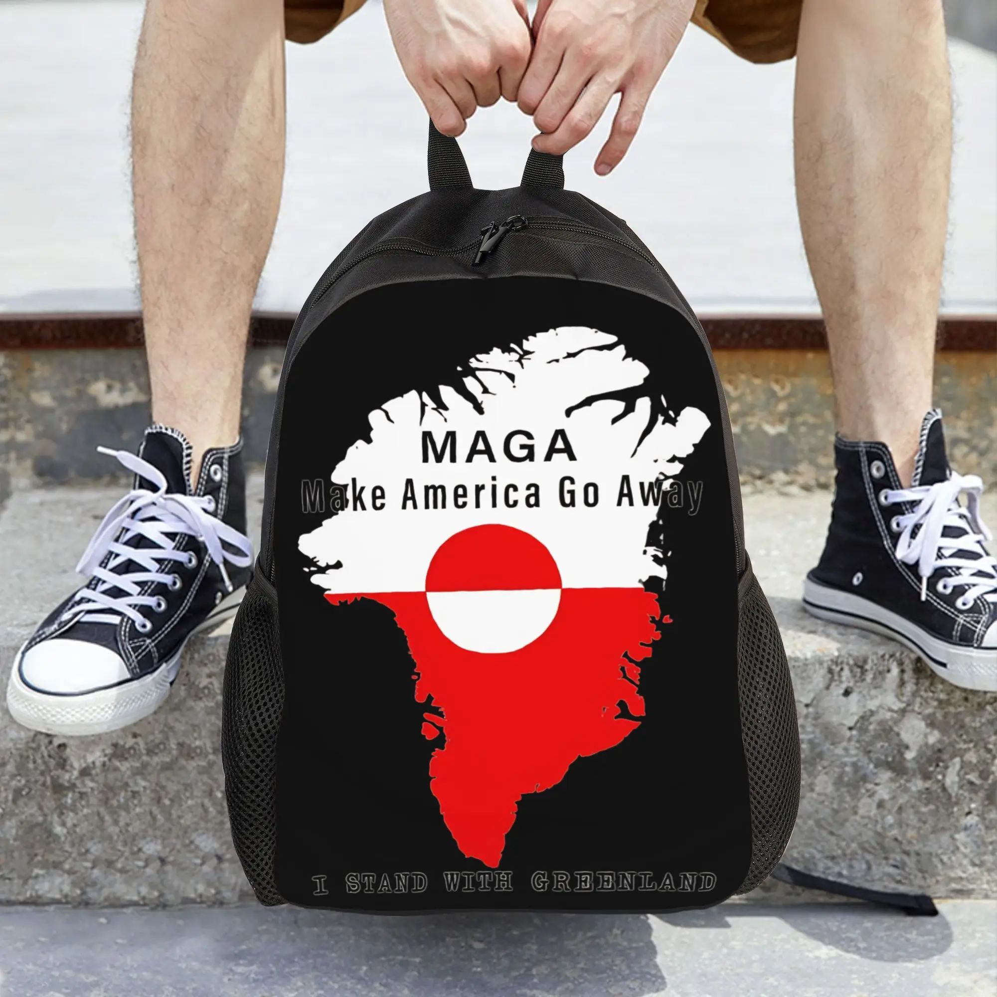 

Рюкзак MGGA Kid Backpack для детей, мальчиков и девочек, с надписью "Hands Off Greenland Is Not For Sale", милый детский рюкзак для детского сада, школьный ранец