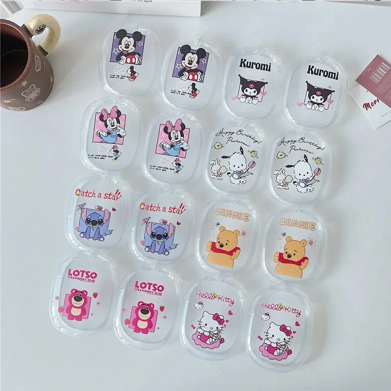 Casing Earphone Sanrio Kartun Hello Kitty Cocok untuk AirPods Max Penutup Earphone Transparan TPU Tahan Gores