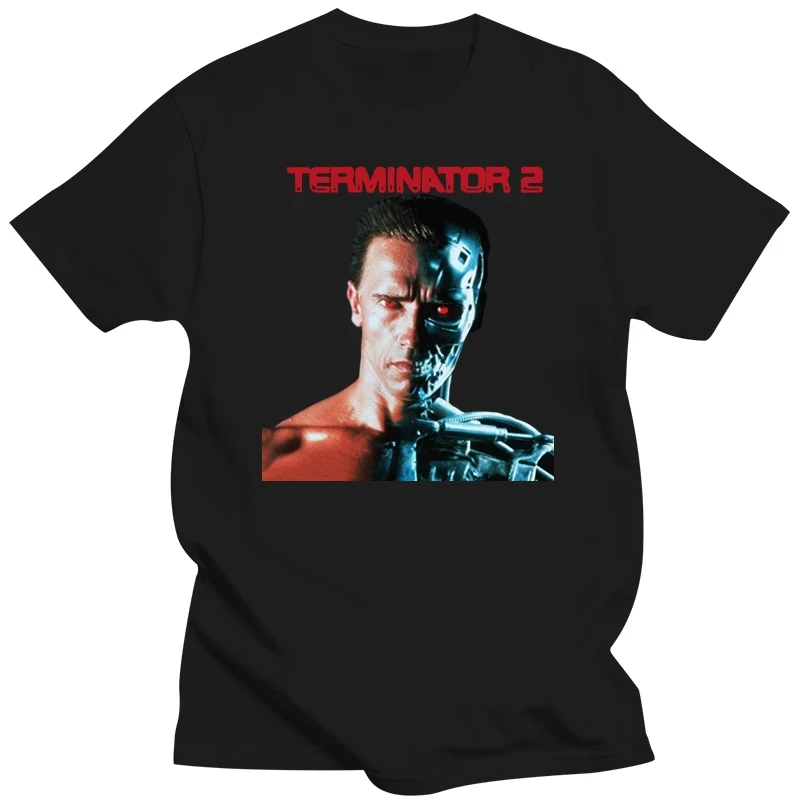 Terminator 2 Arnold Schwarzenegger Arnie Official Tee T-Shirt Mens