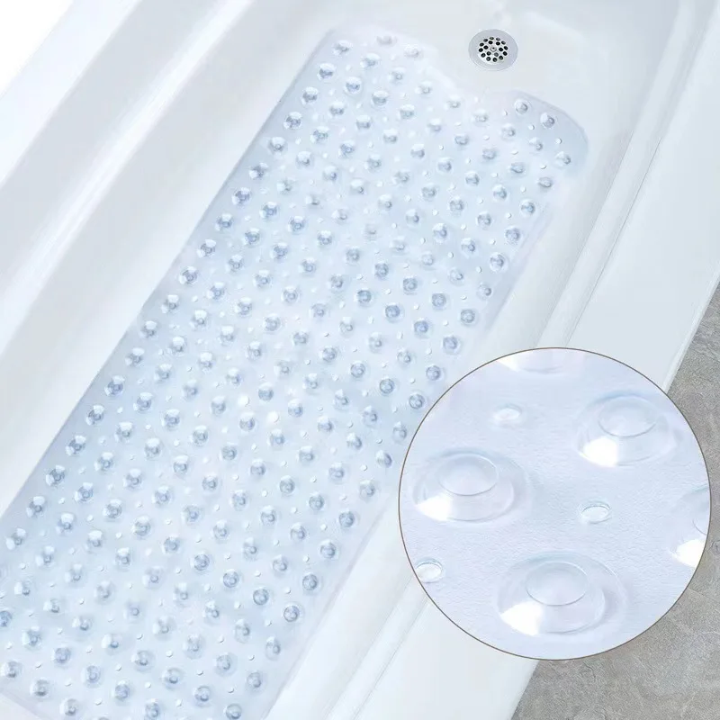 100*40/53*53/70*38cm bath mat PVC large bathtub safety shower non-slip bath mats with suction cups floor mat