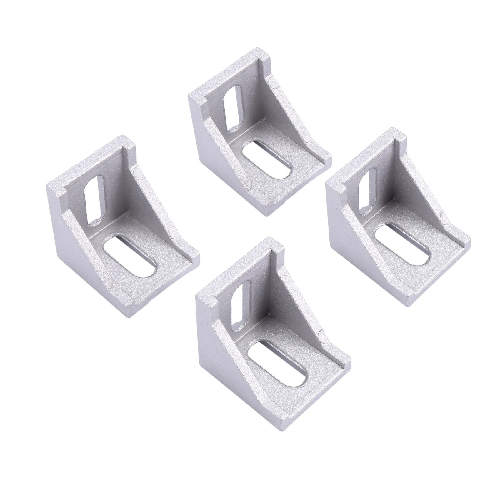 20Pcs 4040 Aluminum Corner Brackets Corner Fitting Angle 40 X 35 Connector Fastener For 4040 Industrial Aluminum Profile