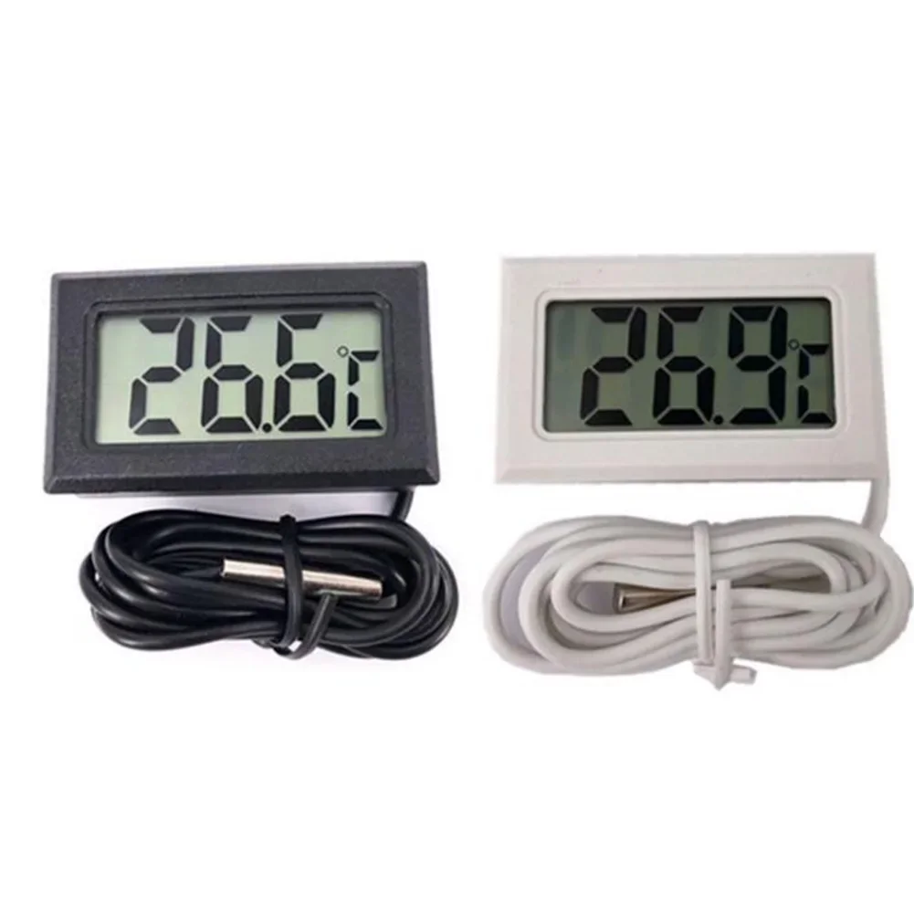 

Aquarium Meter Digital Thermometer Electronic Fish Stainless Steel Probe Thermistor Sensor For Outside The Car