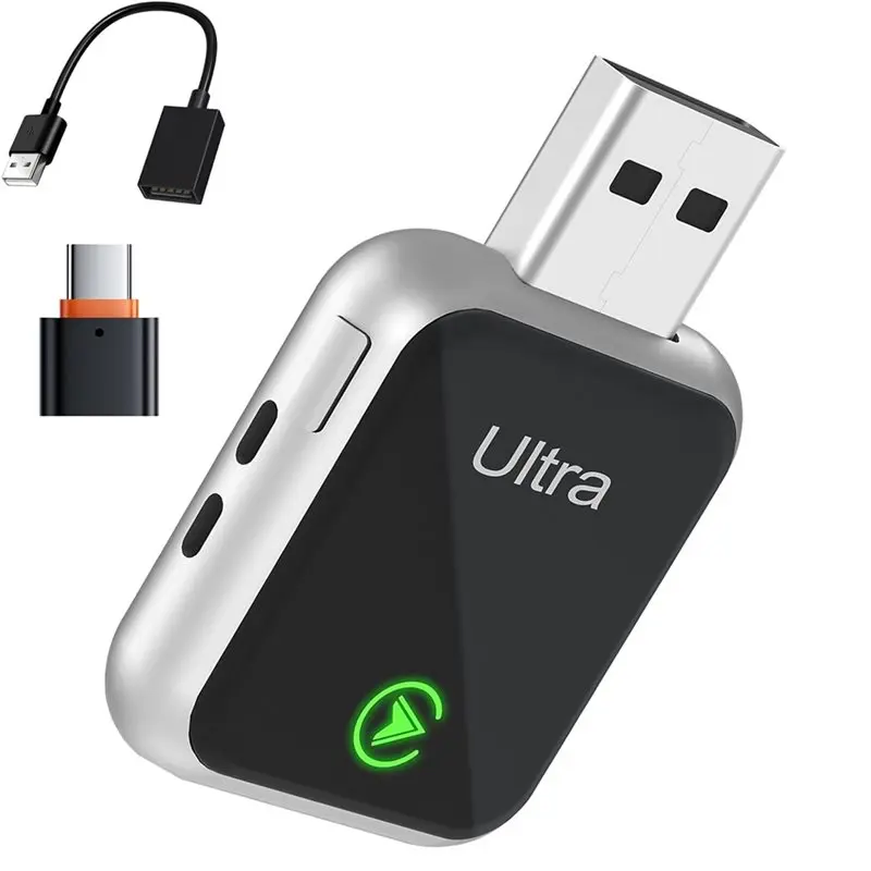 

Беспроводной адаптер Carplay, подключение Plug and Play, дизайн Mini USB для автомобилей, проводное подключение для быстрого и стабильного соединения.