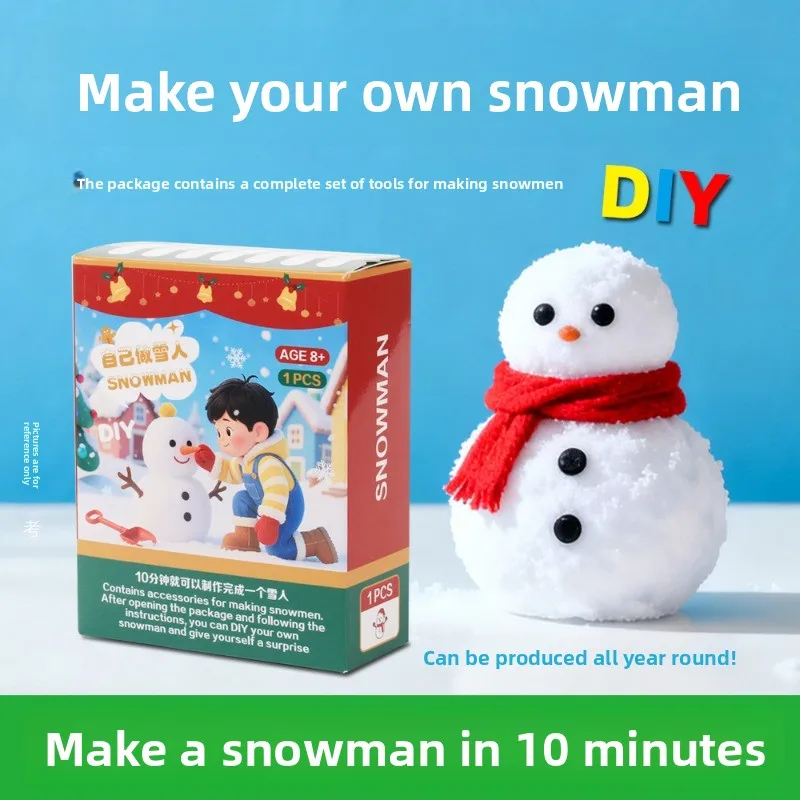 Christmas DIY Snowman Craft Kit-Perfect Reward/Gift for Pupils,Educational & Creative,Fun to Make,Stylish Cultural Gift for Kids