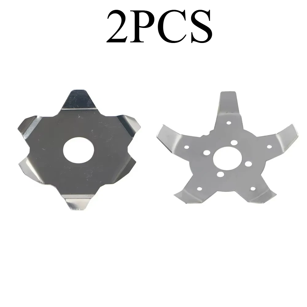2PCS Universal anti‑tangle mowing blade accessory, compatible with electric weeder mowing tools