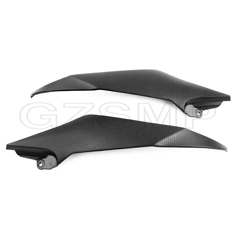 Ajuste para Yamaha YZF R6 2008 2009 2010 2012 2013 2014 2015 motocicleta negro ABS cubiertas laterales de tanque paneles carenado de Gas