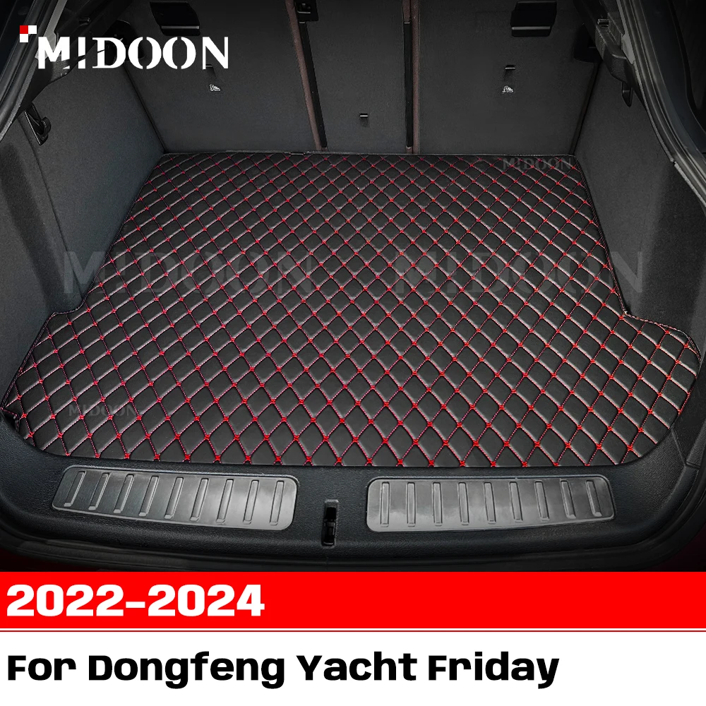 

Для Dongfeng Yacht Friday 2022-2024 индивидуальный коврик для багажника автомобиля, антигрязная накладка, защитный коврик, грузовая подкладка, автомобильные аксессуары для интерьера