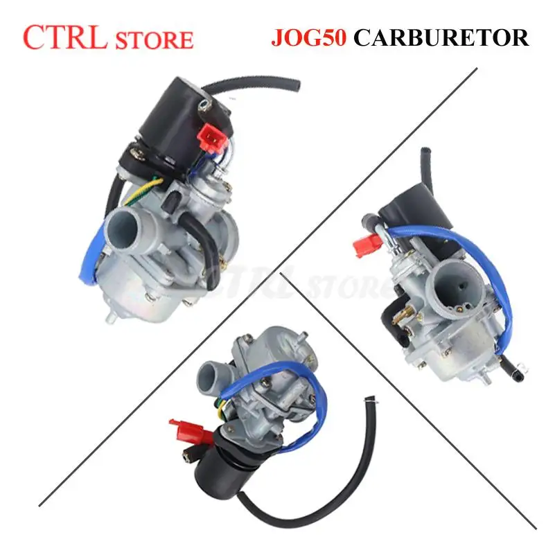 1PE40QMB Jog 50cc 72cc 90cc 19mm Carburetor Electric Choke for Minarelli 2-Stroke Scooter Moped PZ19J Compatible