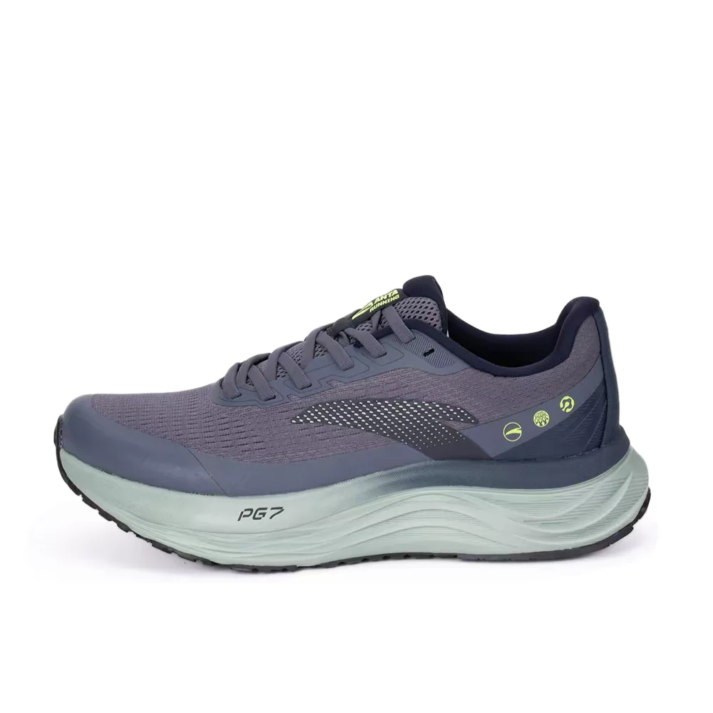 Anta Travel Step 2S: Stylish, Casual, Versatile, Non-Slip, Comfortable Running Shoes for Men  Iron Ore Gray 112615545-4