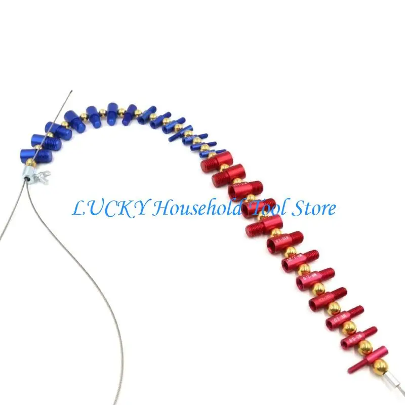 J0MC Thread Checker Detachable Nut and Bolt Size Gauge Bolt Nut Thread Identifier