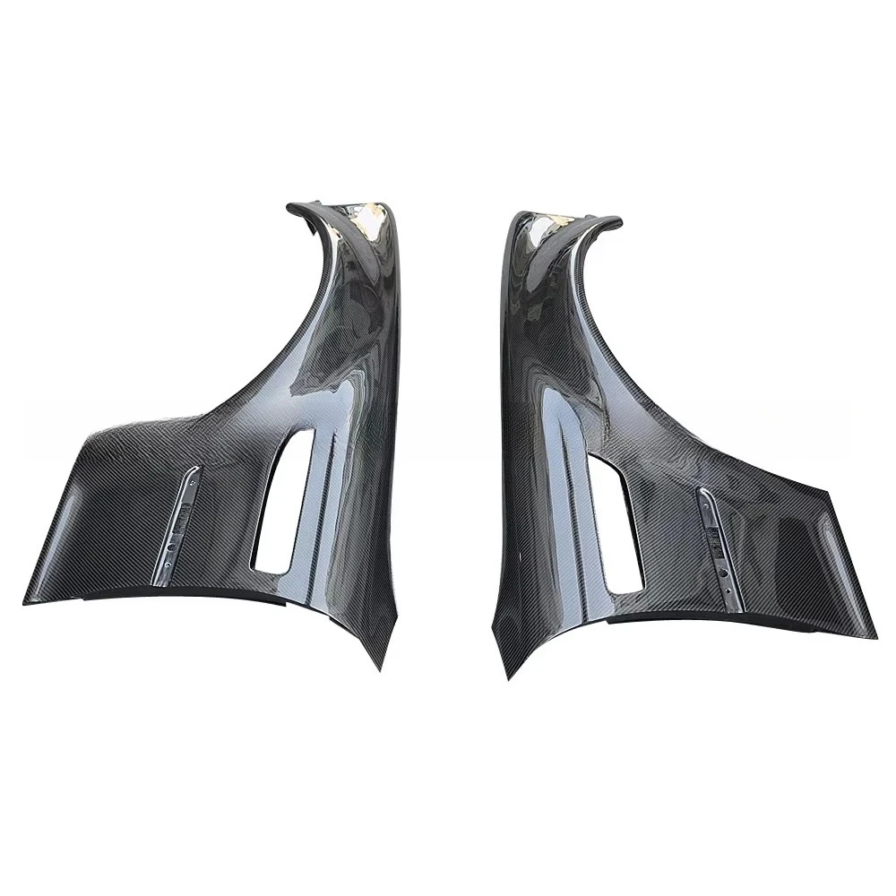 Real Carbon Fiber Front Side Bumper Fender Air Intake Vent Splitter For BMW E46 M3 1998-2004 Auto Tuning