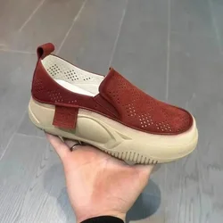 Women's Shoes Round toe soft sole flat shoes For Women Non-Slip Comfortable Lightweight Walking Sandals off white shoes 2024