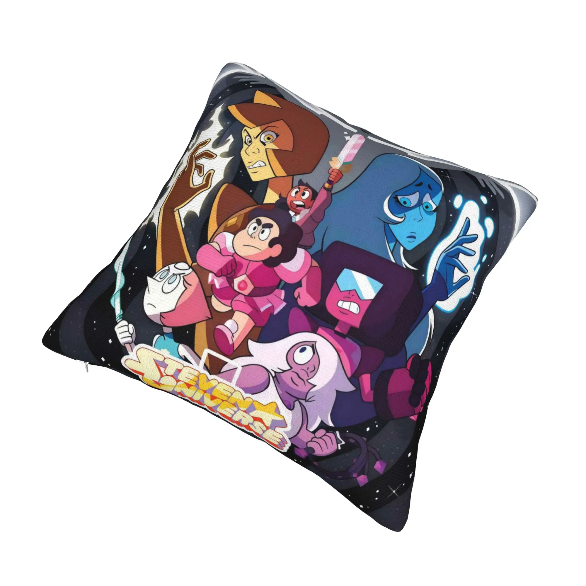 Luxury Steven Universe Cushion Covers 40x40cm Polyester Children Gift Cartoon for Sofa Car Square Pillowcase Home Decor