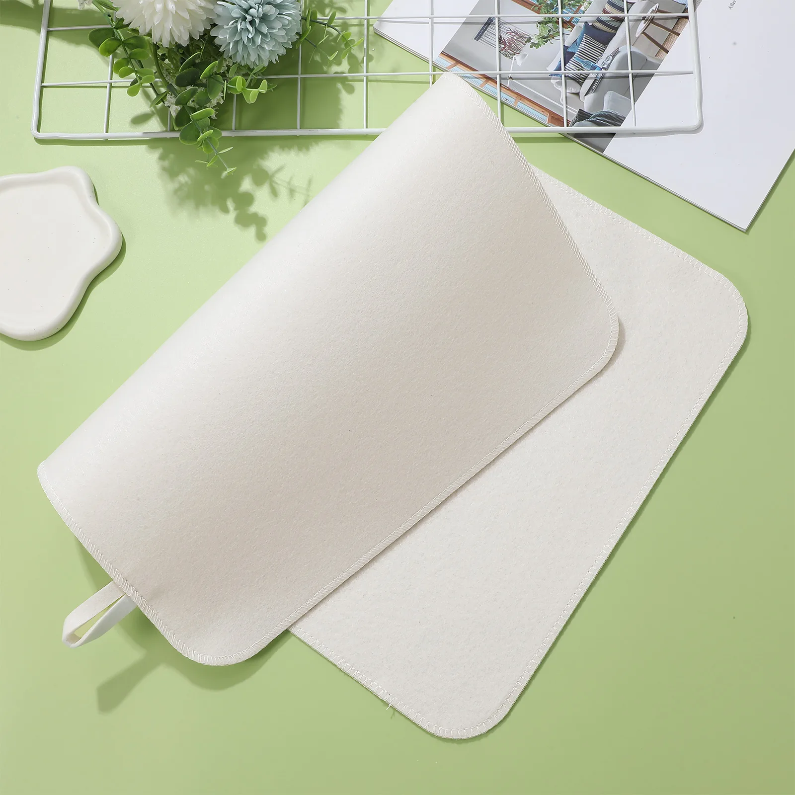 

2pcs Thickened Sauna Mat Felt Cushion Soft Insulated Spa Bench Protector Pad Heat Retention Waterproof Steam Room Accessories