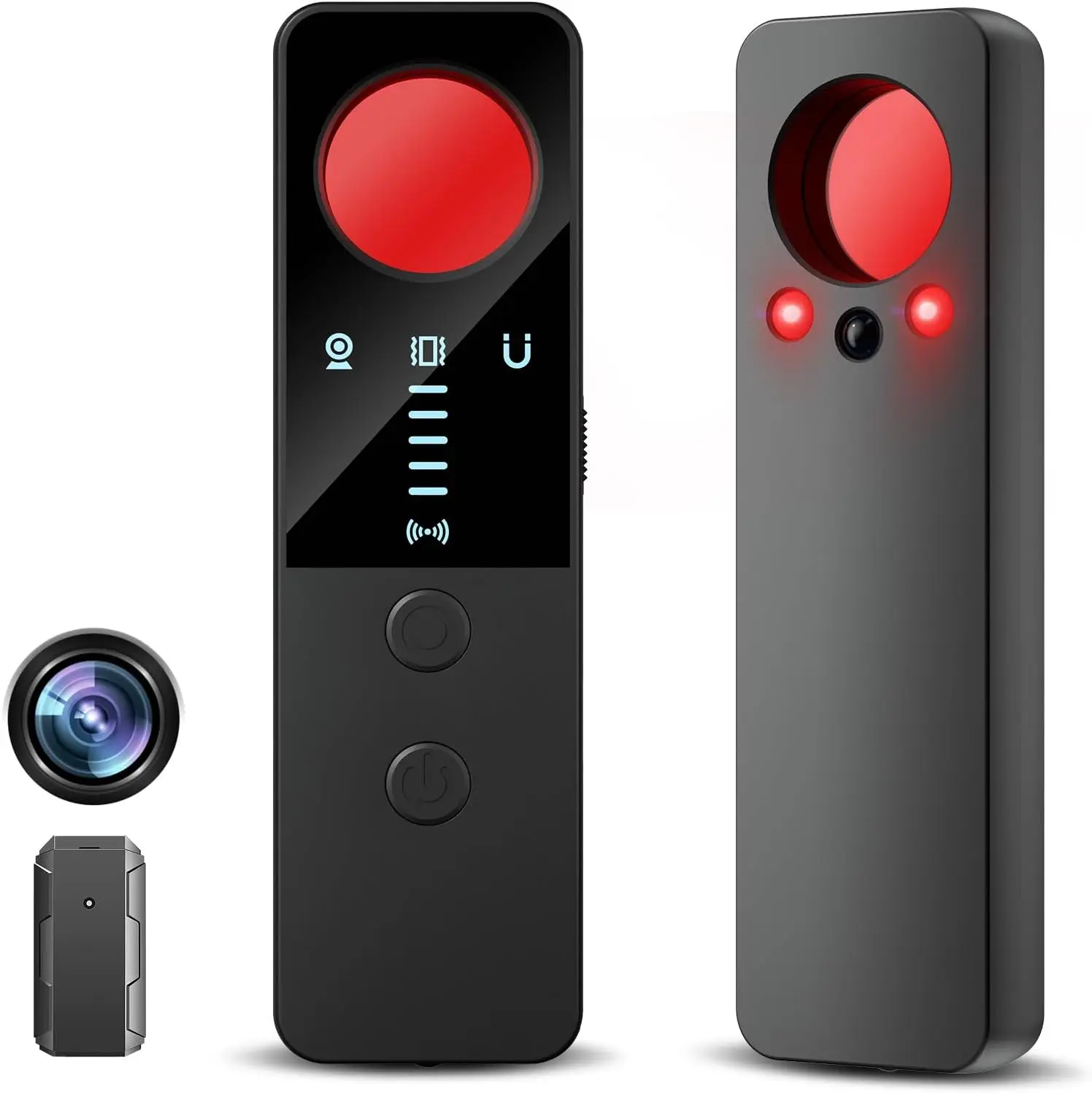 Hidden Camera Detector Mini Bug Sweeping Device Wireless Camera Finder for Hotel Protecting Privacy Advanced Listening Features
