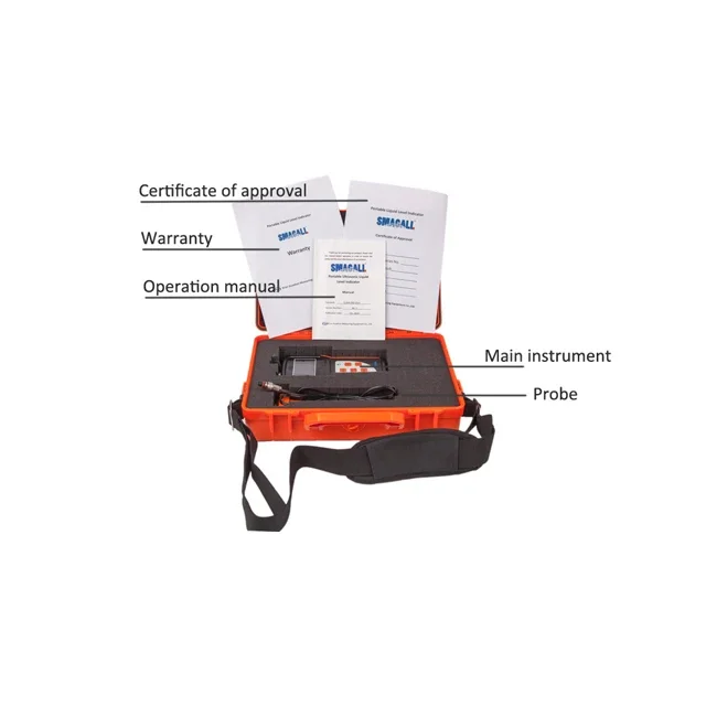 Portable ultrasonic level sensor liquid level indicator level measuring instruments