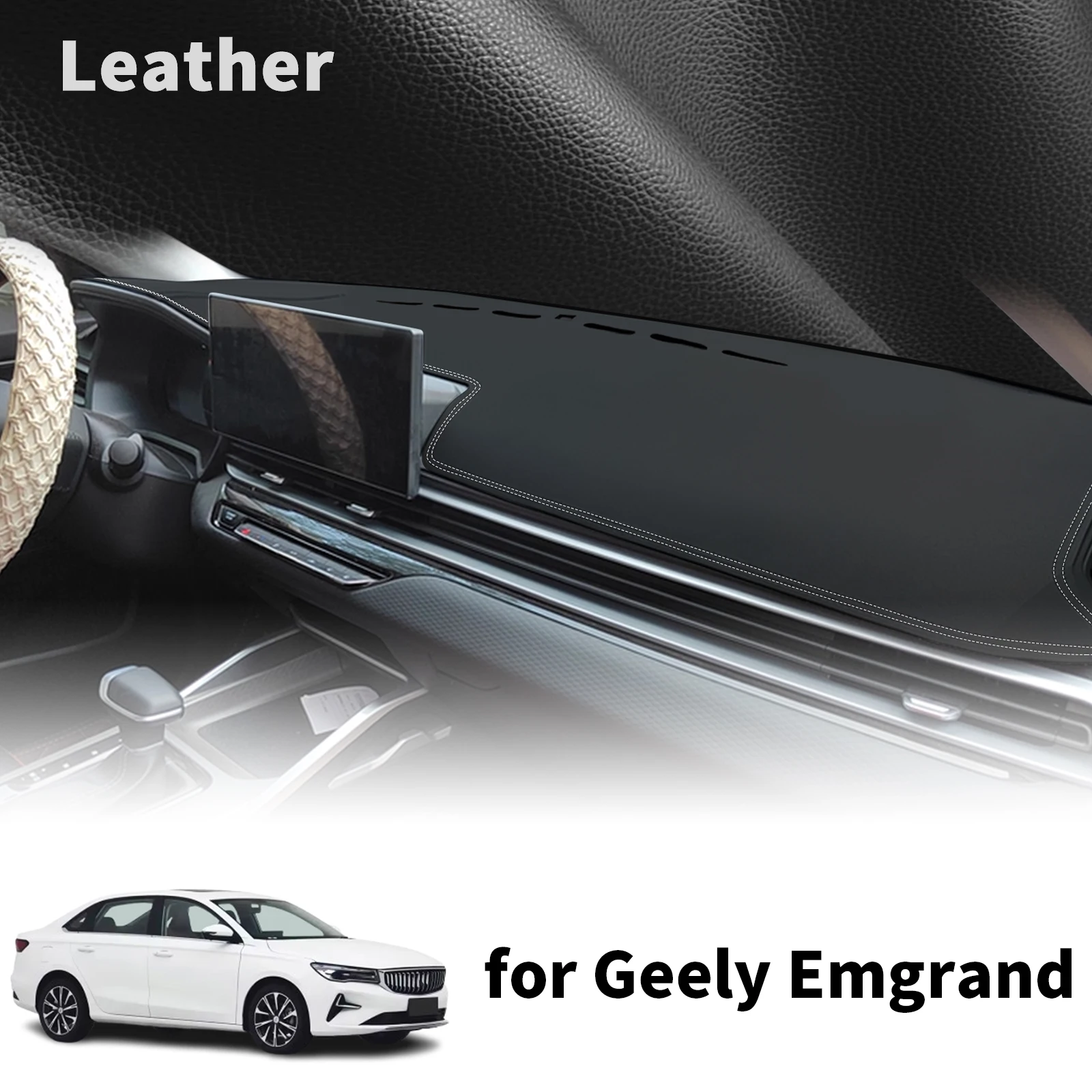 for Geely Emgrand 2022-2026 4th Gen SS11 Car Dashmat Dashboard Cover Pad DashMat Sunshade Protective Carpet Accessories