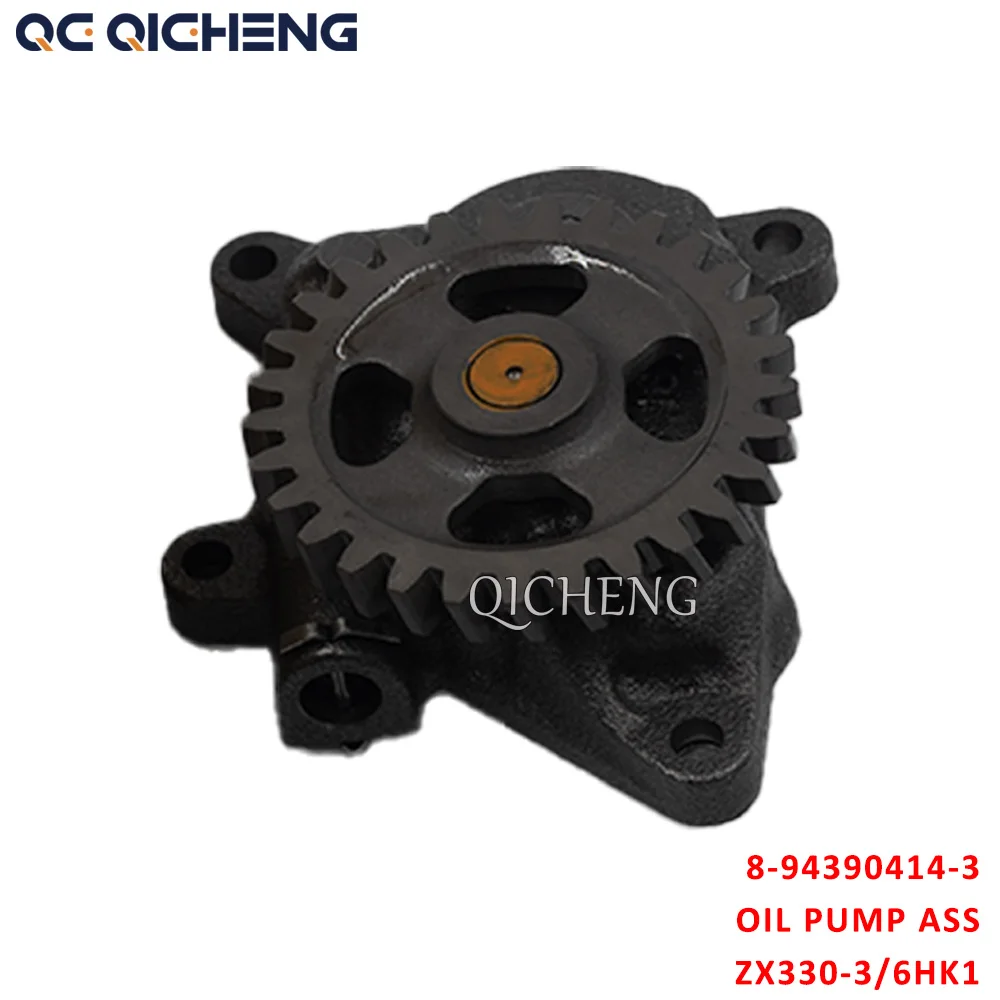 8-94390414-3 Applicable 6HK1 Engine Parts for    ZX330-3 ZX350-3 ZX330-5A ZX350-5A SH350-5A Excav Engine Assembly Oil Pump