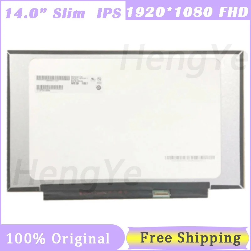 Painel LCD do IPS do portátil, 14 ", 1920x1080, PIN 30, B140HAN04.0, N140HCA-EAC, B140HAN04.1, B140HAN06.E