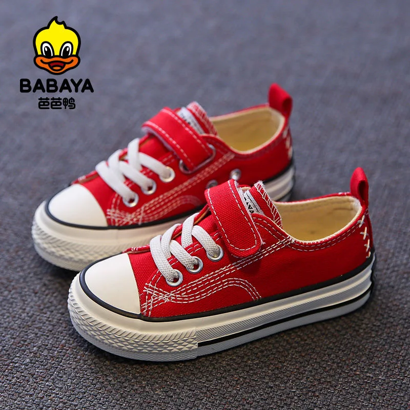 Babaya Children Canvas Shoes Boys 2023 Autumn New Fashion White Shoes Girls Shoes Boys Breathable Sneakers for Kids Casual Shoes