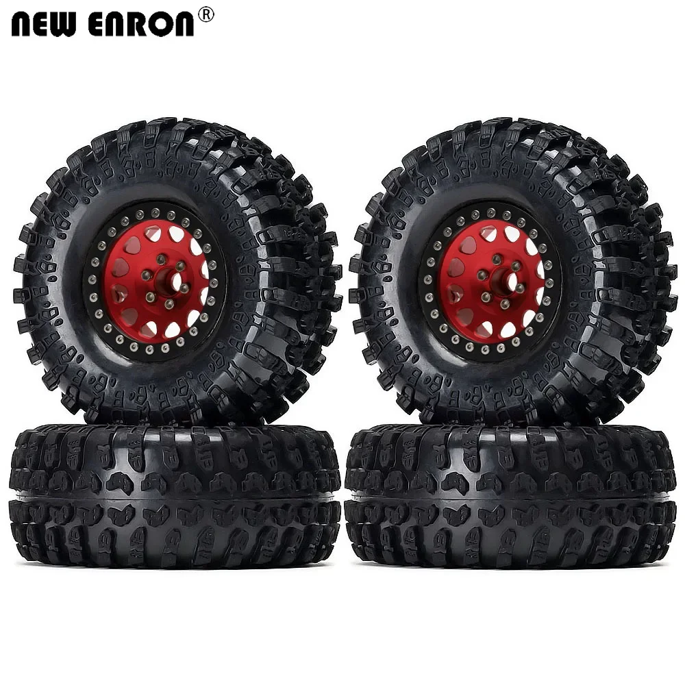 NEW ENRON Alloy Beadlock Wheels Rim & Rubber Tires 2.2