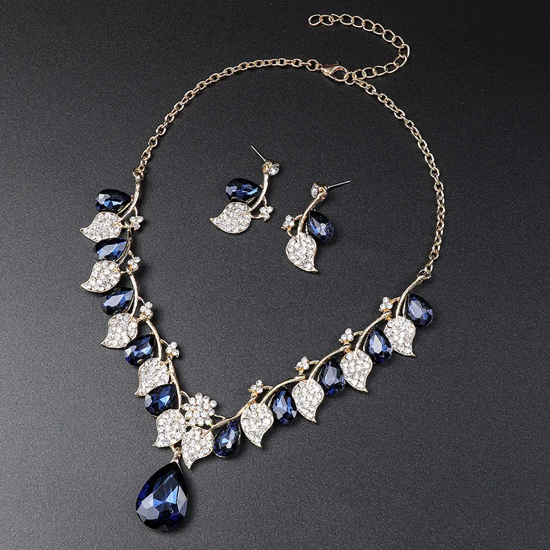 Vintage Necklace Ethnic Style Jewelry Set Jewelry Women\'s Necklace Set Water Drop Shape